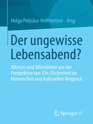 cover image of Der ungewisse Lebensabend?
